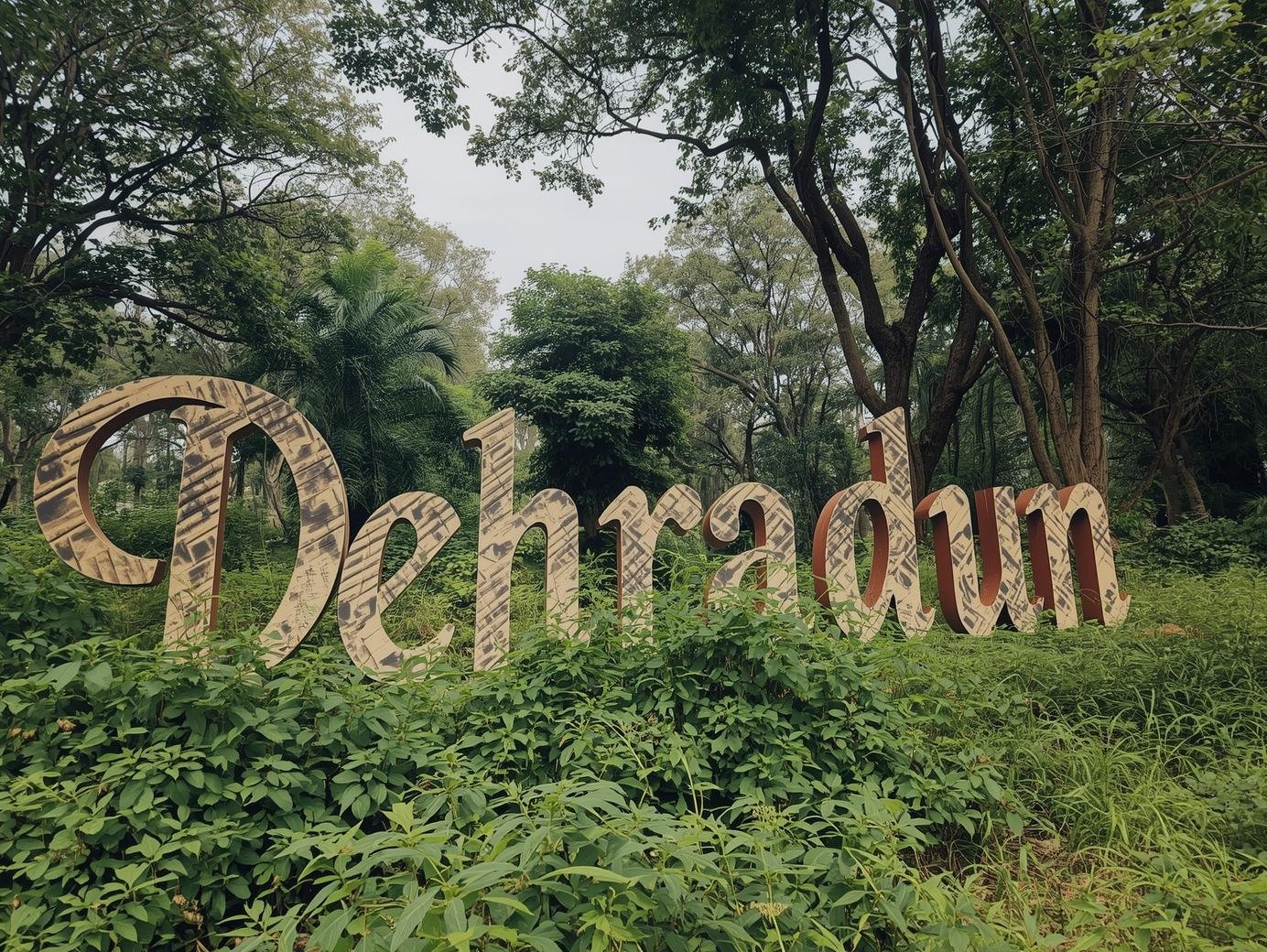 Luxury residential property in Dehradun with beautiful landscaping